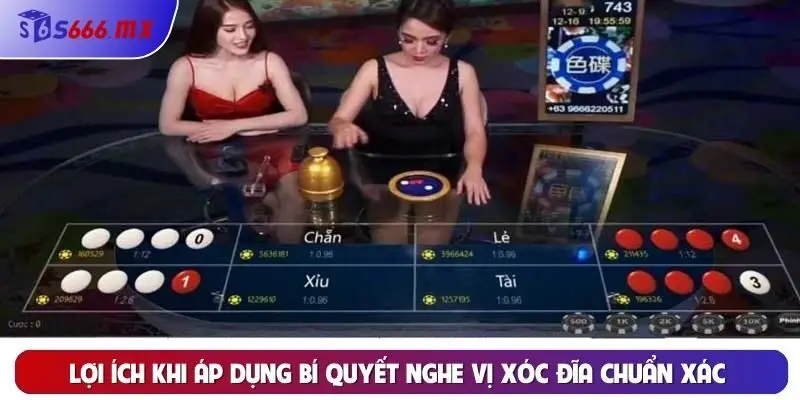 Lợi ích khi áp dụng bí quyết nghe vị xóc đĩa chuẩn xác 